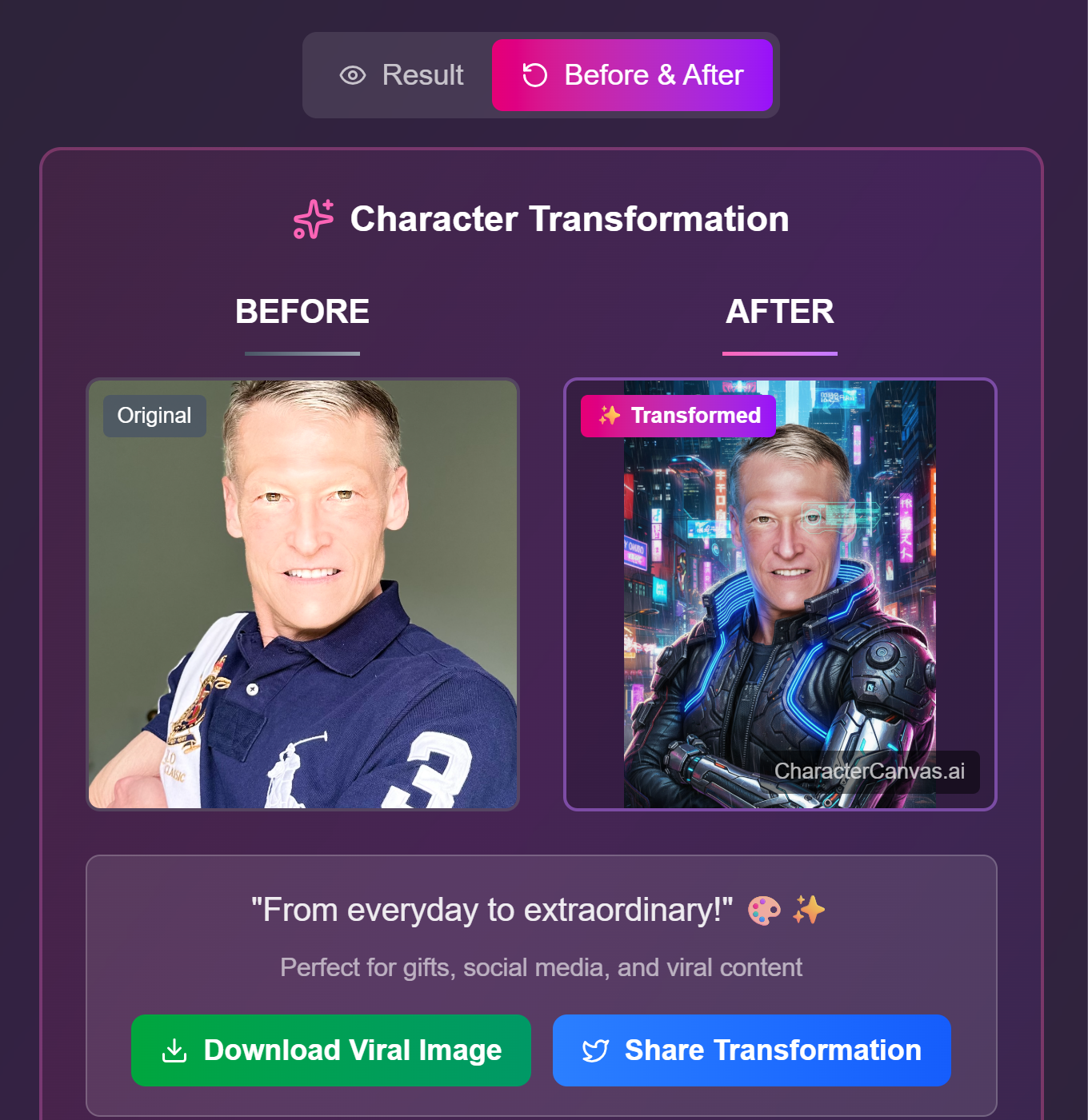 Cyberpunk Transformation